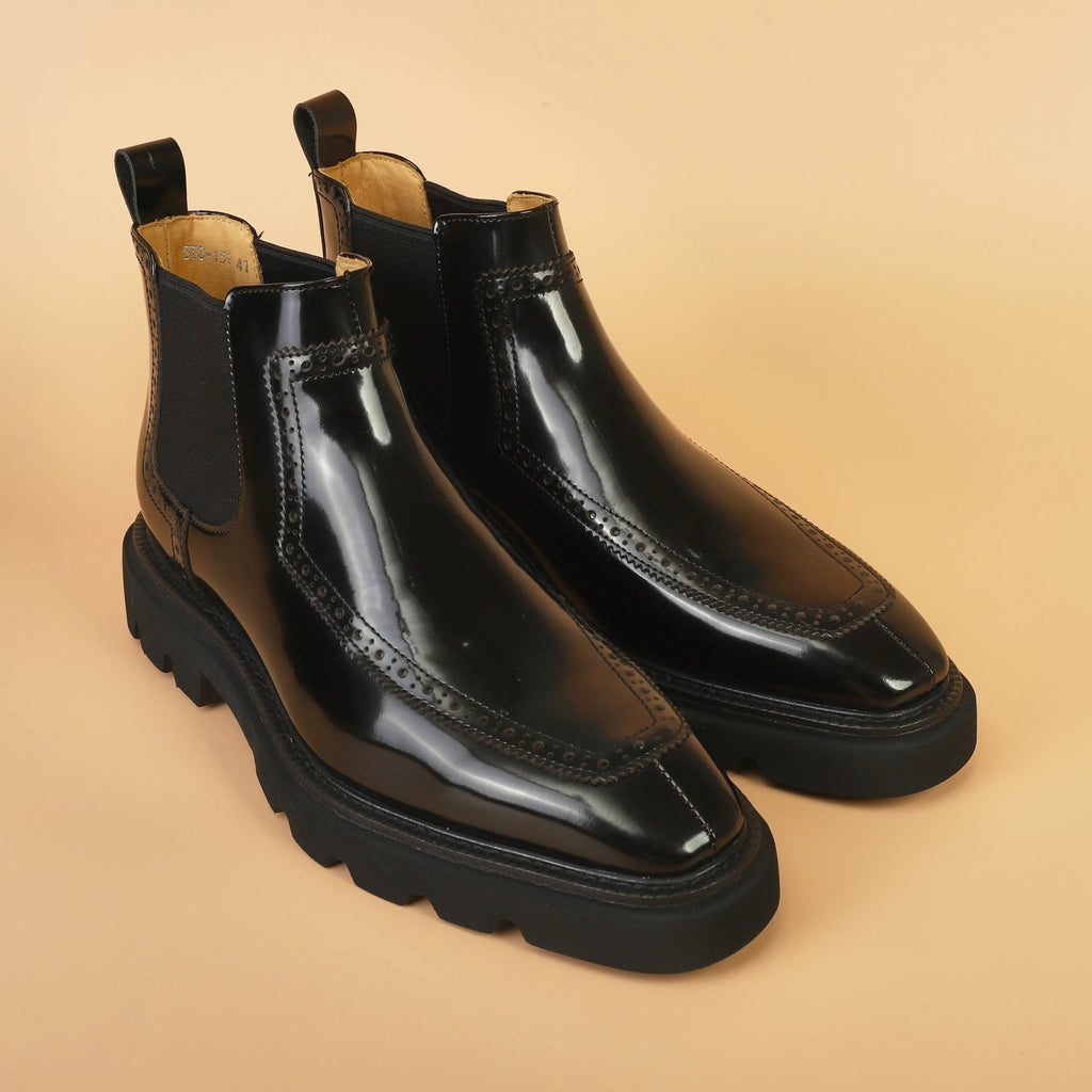 IVAREE — Bottines Chelsea Cael en cuir à semelle épaisse — vue 3