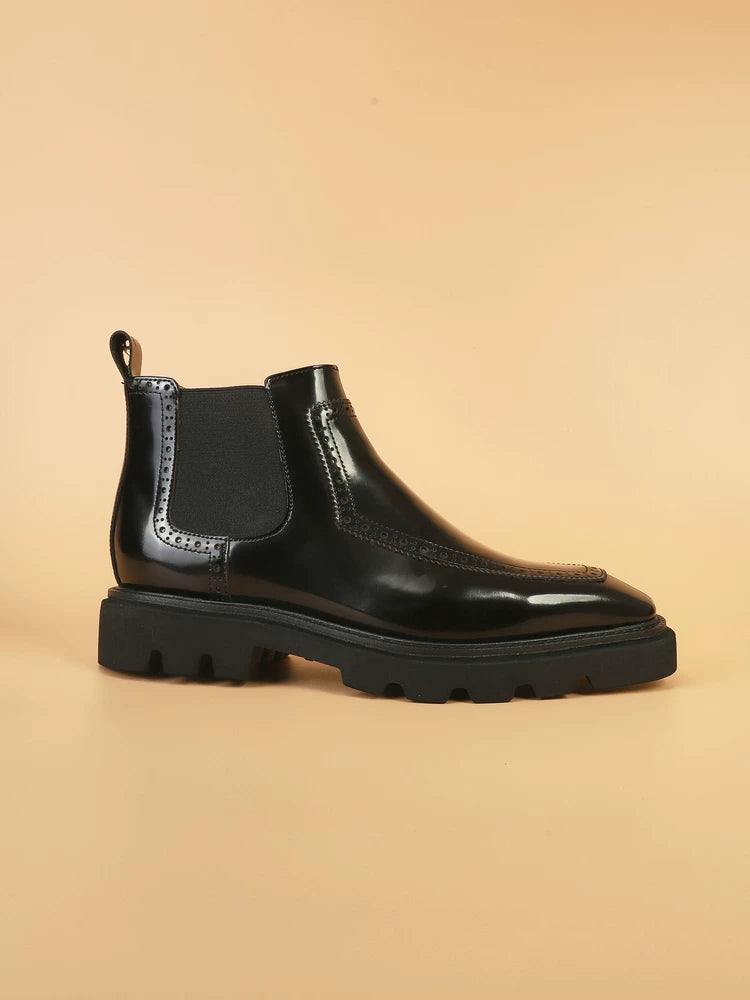 IVAREE — Bottines Chelsea Cael en cuir à semelle épaisse — vue 5