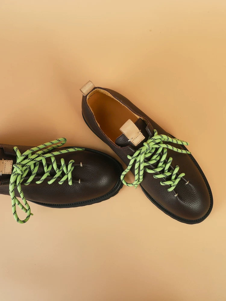IVAREE — Baskets Lior en cuir et daim à semelle épaisse — vue 5