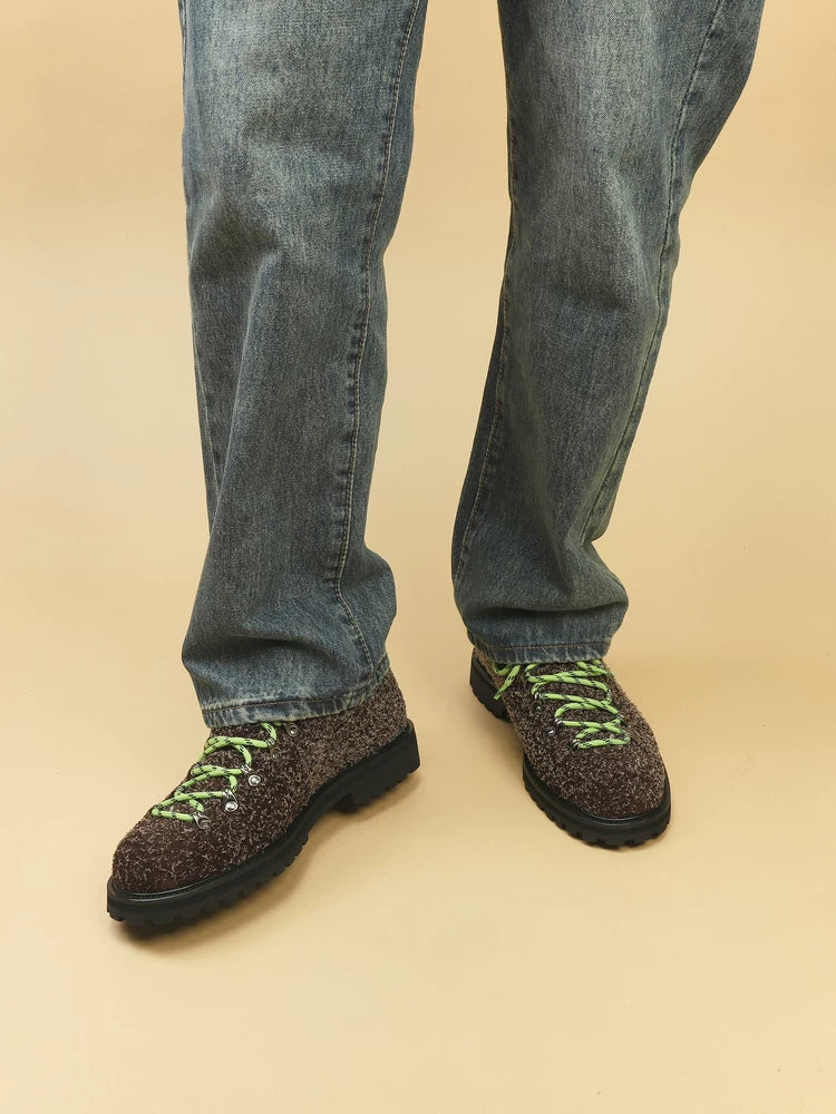 IVAREE — Bottines Ronel en cuir à semelle épaisse