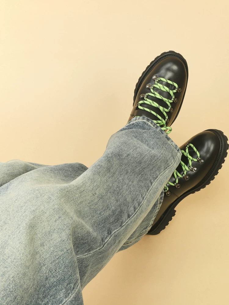 IVAREE — Bottines Ronel en cuir à semelle épaisse — vue 8